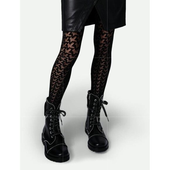 ZADIG & VOLTAIRE Joe Ankle Boots Leather in Black Size 37 / US 6 - Picture 5 of 16